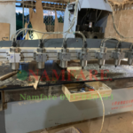 Nâng cấp lắp đặt sửa chữa máy đục gỗ CNC 10 đầu tại Bình Phước