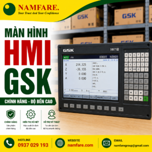 Namfare cung cấp bộ điều khiển CNC GSK chính hãng, hỗ trợ kiểm tra model, tư vấn lựa chọn hệ điều khiển CNC GSK phù hợp và giao hàng trên toàn quốc.
