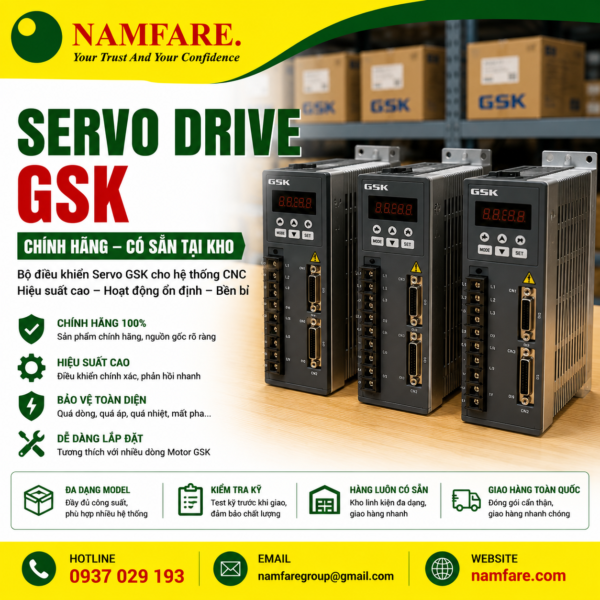 Servo Drive GSK Chính Hãng | Bộ Điều Khiển Servo CNC GSK Tại Namfare ...