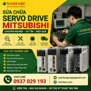 Sửa Chữa Servo Drive Mitsubishi Chuyên Nghiệp | Kiểm Tra Lỗi Và Hỗ Trợ Toàn Quốc