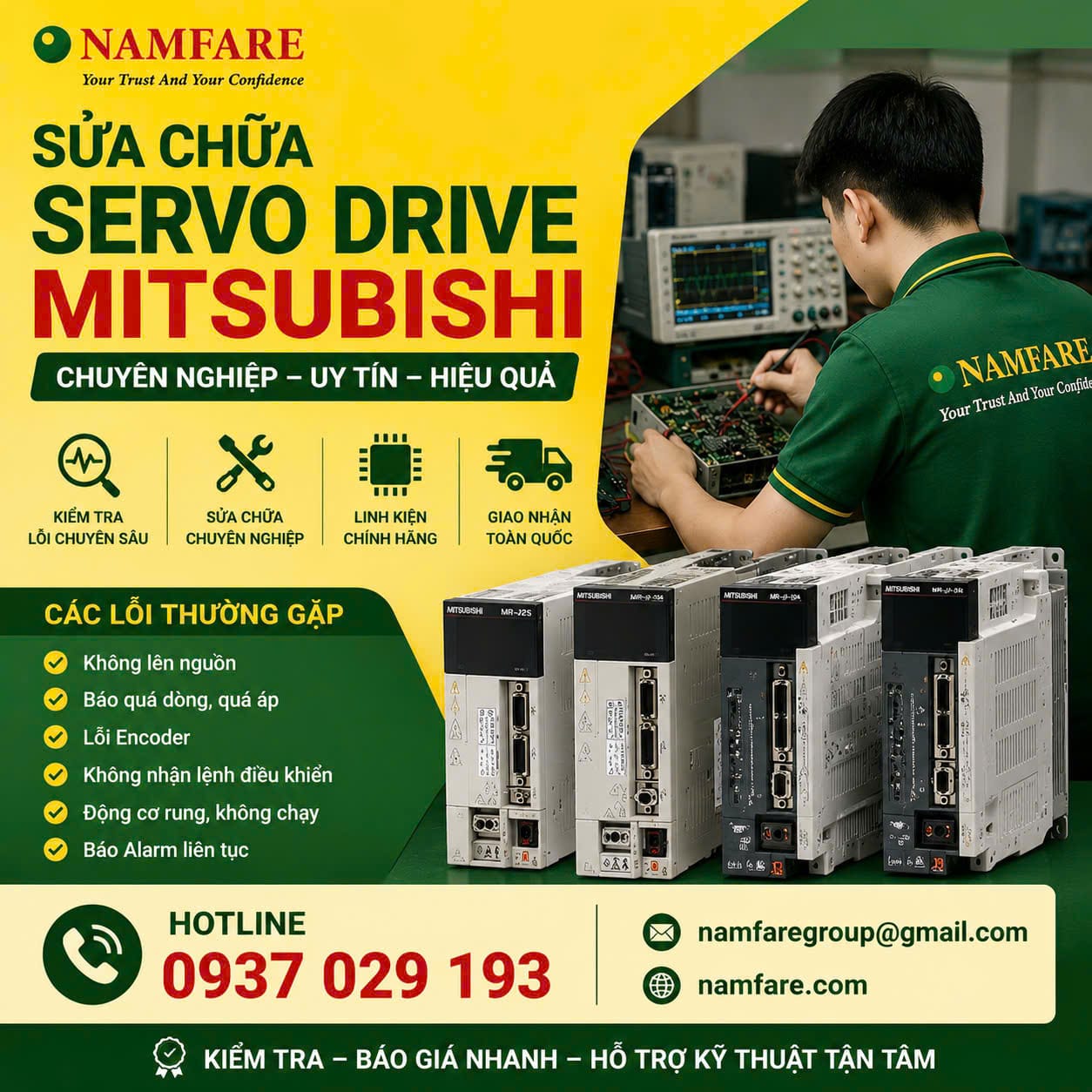 sua chua driver mitsu Sửa Chữa Servo Drive Mitsubishi Chuyên Nghiệp | Kiểm Tra Lỗi Và Hỗ Trợ Toàn Quốc - Ảnh 1