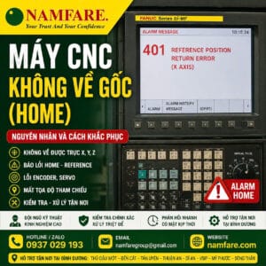 Khắc Phục Máy CNC không Về Gốc (Home) Tại Nhà Máy Ở Bình Dương