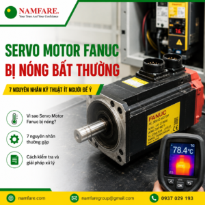 Servo Motor Fanuc Bị Nóng Bất Thường – 7 Nguyên Nhân Kỹ Thuật Ít Người Để Ý