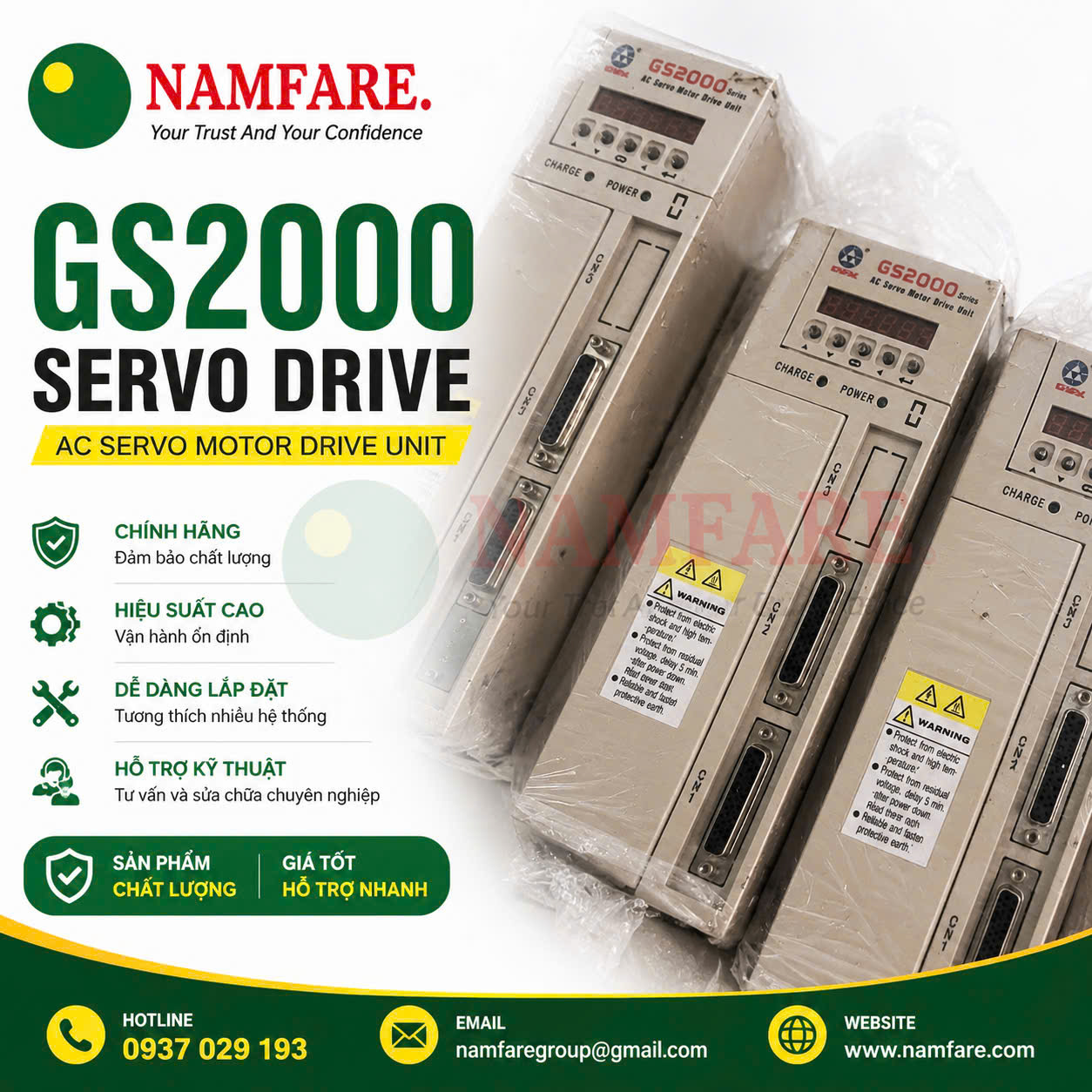 z8036480915874_138f7fd460c4956f96f6244c83e04c61 GS2000 Series AC Servo Motor Drive Unit | Servo Drive Công Nghiệp | Namfare - Ảnh 1