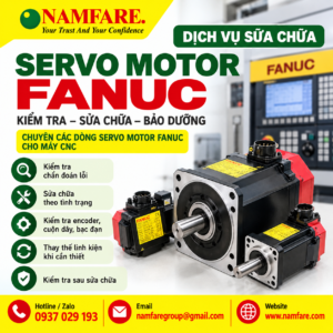 DỊCH VỤ SỬA CHỮA SERVO MOTOR FANUC
